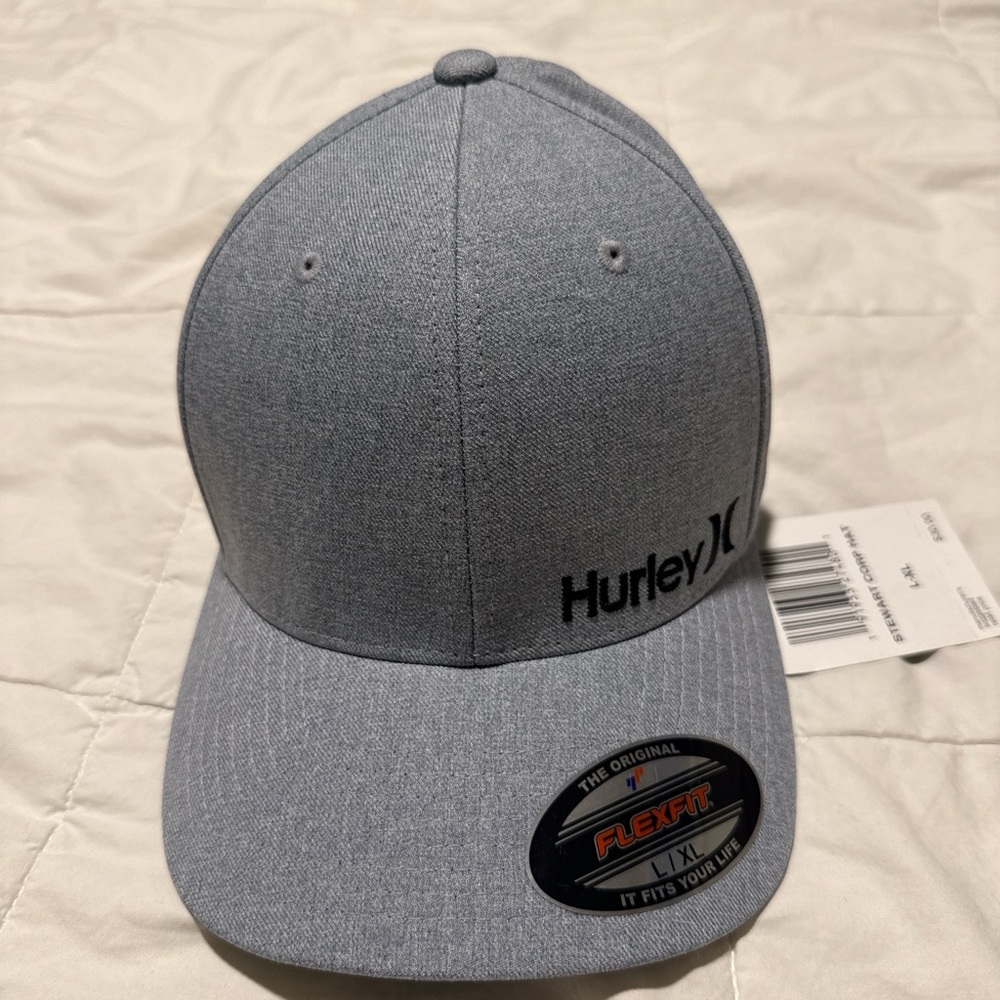 Hurley Light Gray Flexfit Hat
